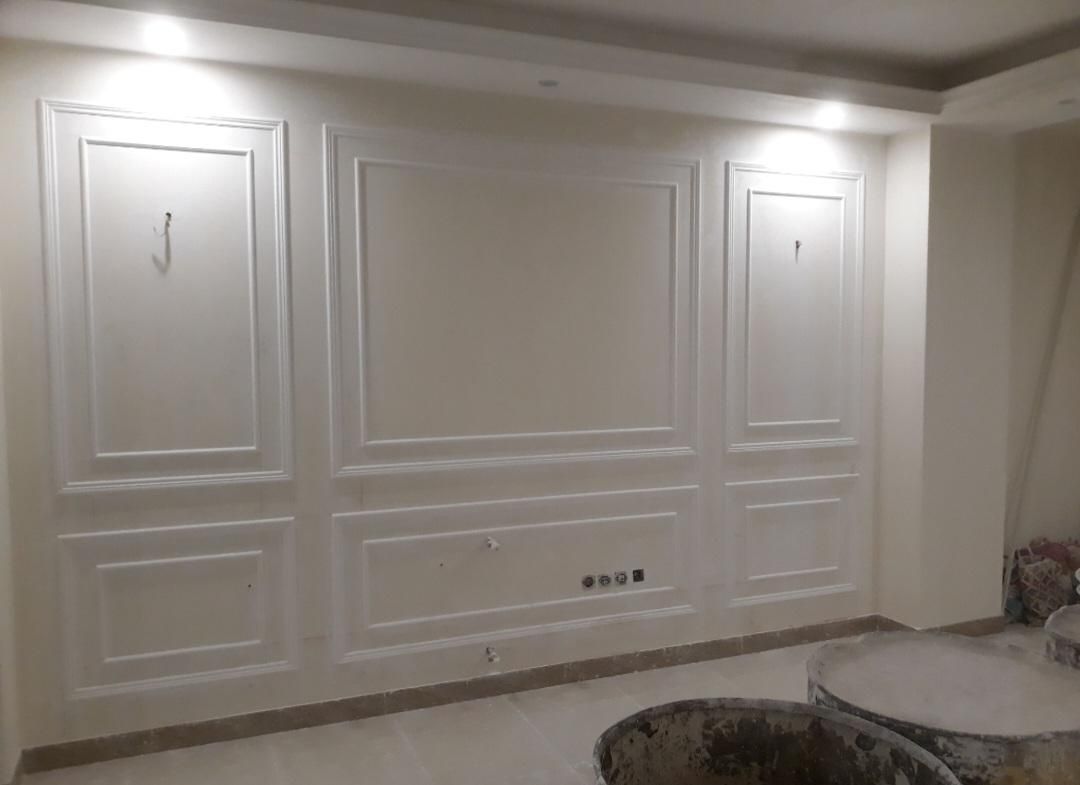 طراحی و اجرا انواع گچبری،ابزار قاب بندی دیوار و...|خدمات پیشه و مهارت|کرمانشاه, |دیوار