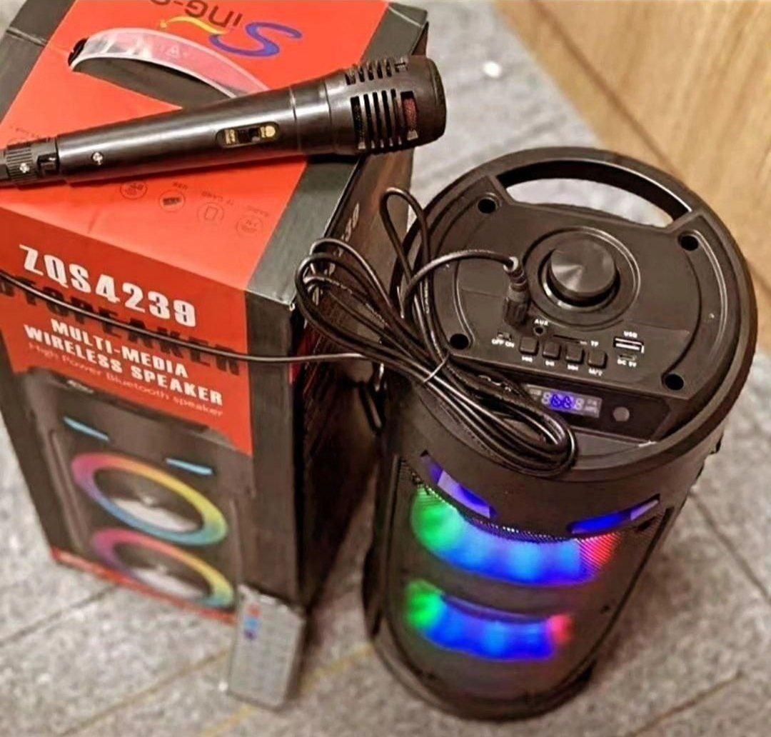 اسپیکر بلوتوثی ZQS کنترل و میکروفون دار (درب منزل)|پخشکننده همراه|تبریز, |دیوار