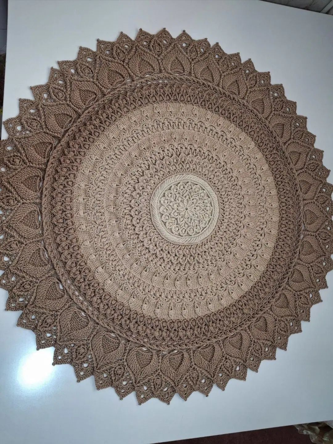 فرشینه مکرومه|فرش|اصفهان, تیران|دیوار