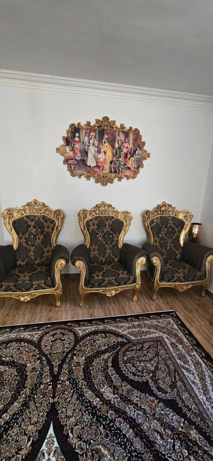 مبلمان استیل جنس مرغوب بافوم بسیارباکیفیت|مبلمان خانگی و میز عسلی|سنقر, |دیوار