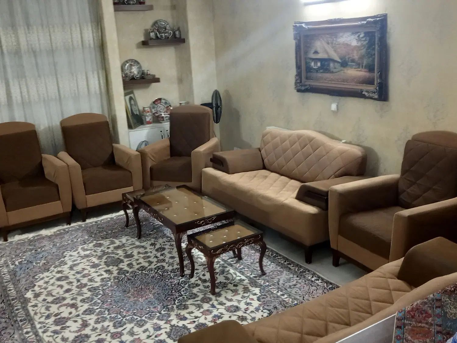 مبل راحتی ۸نفره|مبلمان خانگی و میز عسلی|اصفهان, جوزدان الیادران|دیوار