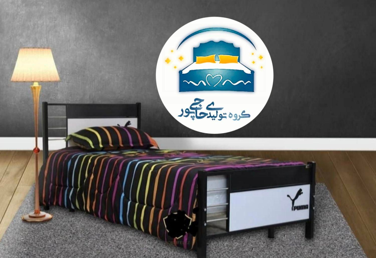 تخت خواب یک نفره حاجی پور(تختخواب۱یکنفره)تشک مسیح|تخت و سرویس خواب|مشهد, حسین‌آباد|دیوار