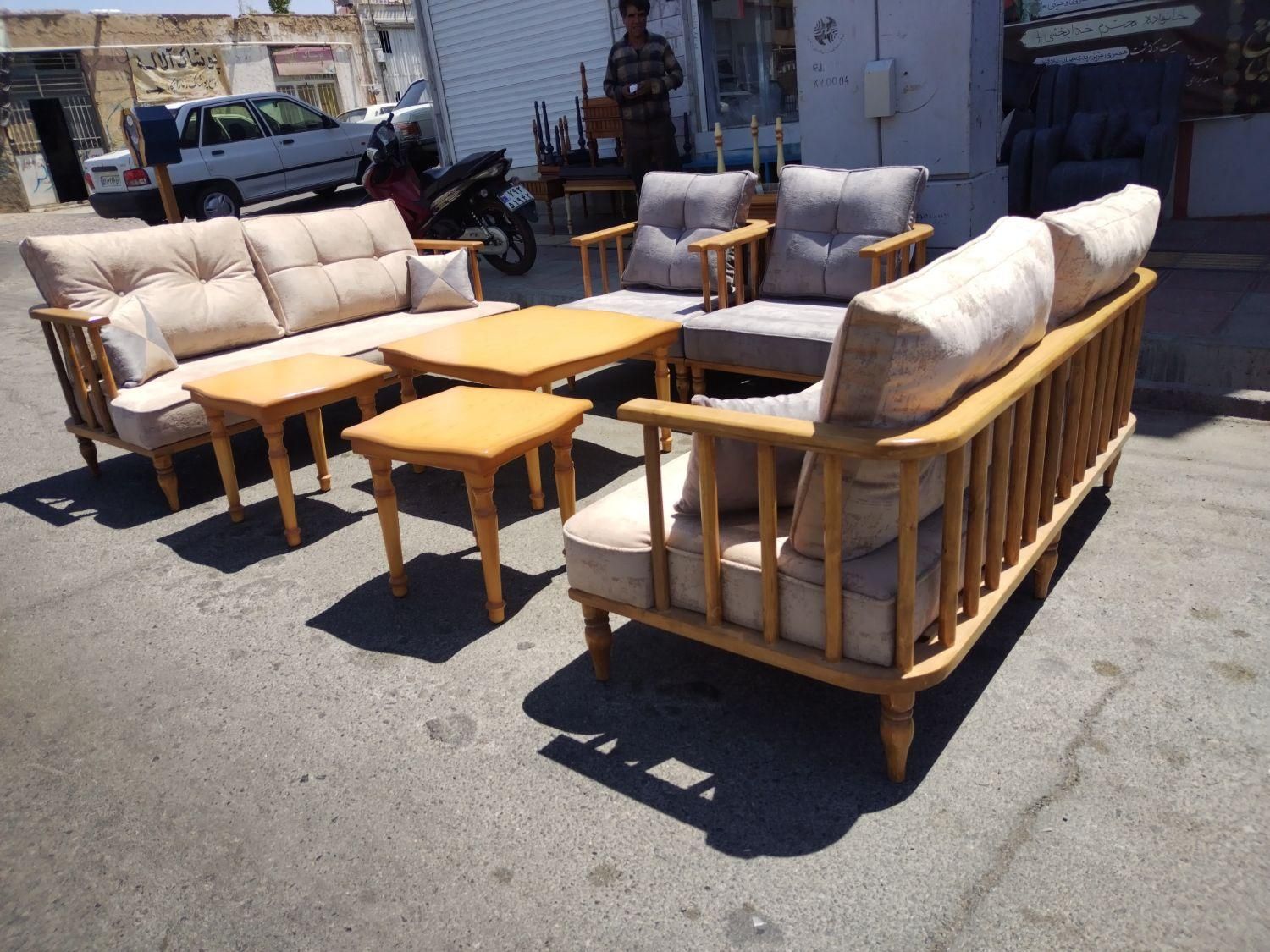 مبل ساحلی 8نفره|مبلمان خانگی و میز عسلی|بیرجند, |دیوار