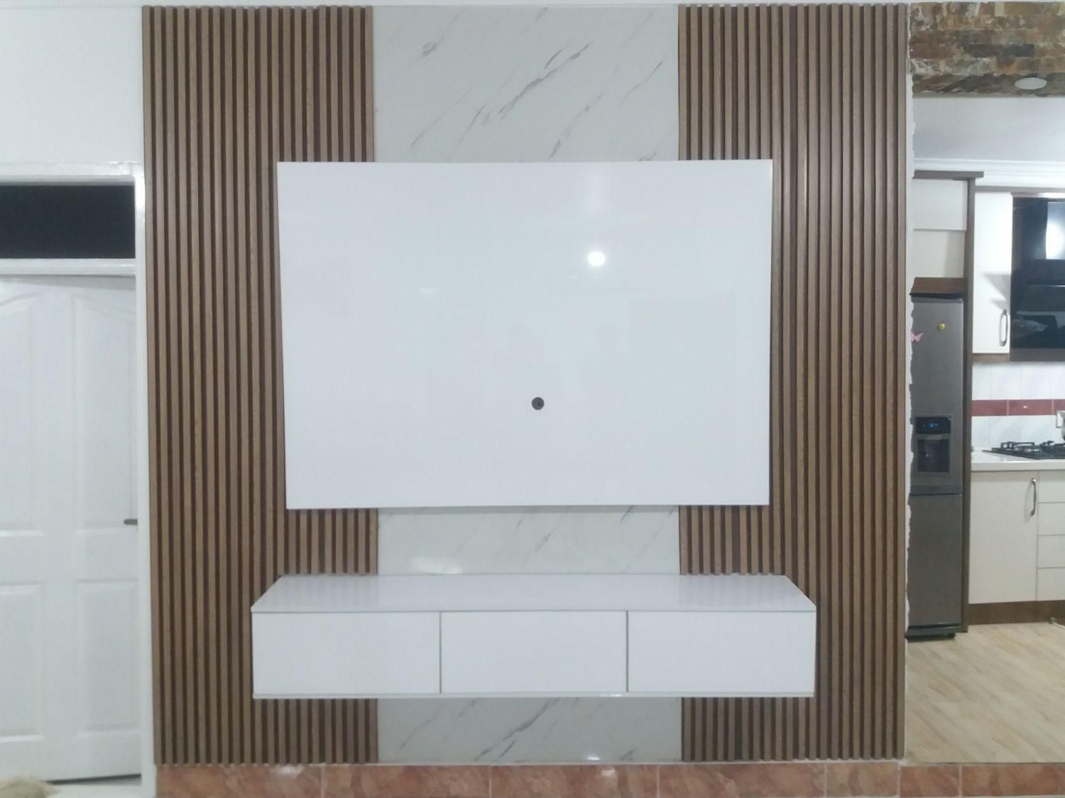 دکوراسیون منزل اقساطی|کتابخانه، شلف، قفسههای دیواری|گنبد کاووس, |دیوار