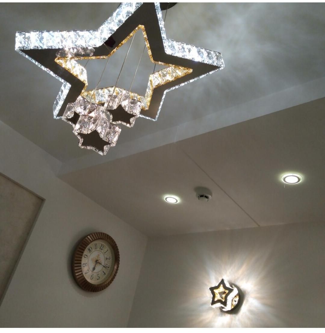لوستر الماس.کهکشانی ستاره کد۵۵۱۸.AC light|لوستر و چراغ آویز|تهران, سنگلج (شاپور)|دیوار