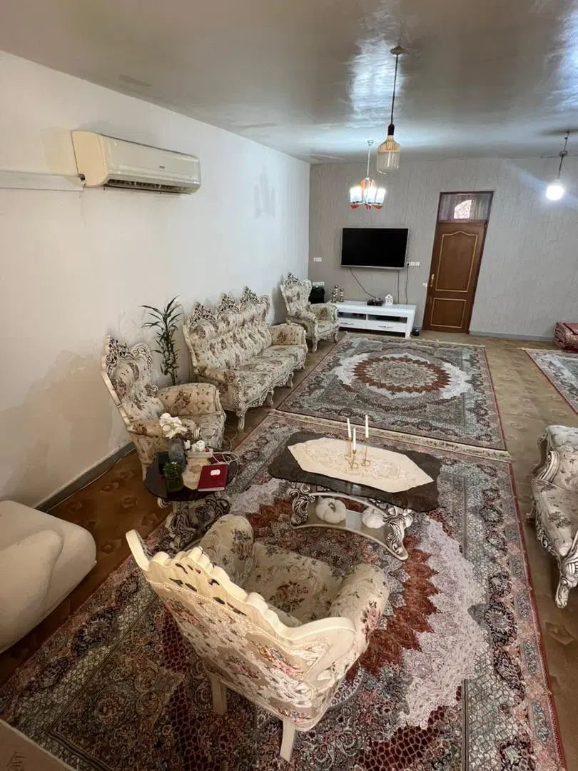 مبلمان۹نفره استیل+میز ناهارخوری۶نفره و ساعت دکوری|مبلمان خانگی و میز عسلی|آبادان, |دیوار
