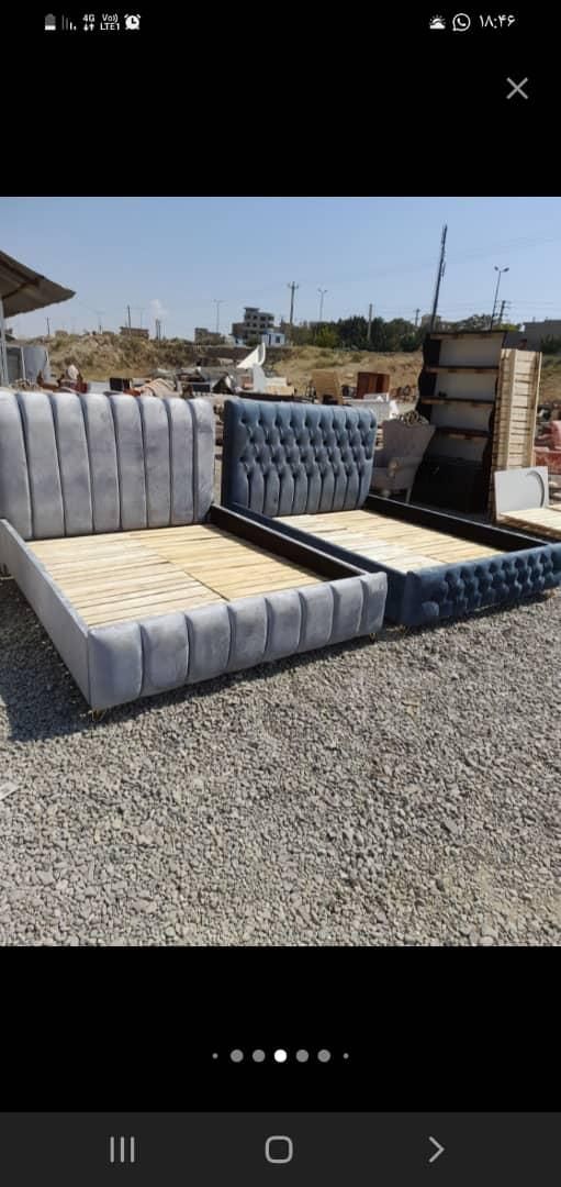 تخت خواب دو نفره|تخت و سرویس خواب|ارومیه, |دیوار