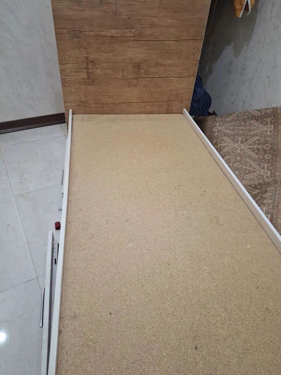 تخت تک نفره نوجوان|تخت و سرویس خواب|کرج, انبار مپنا|دیوار