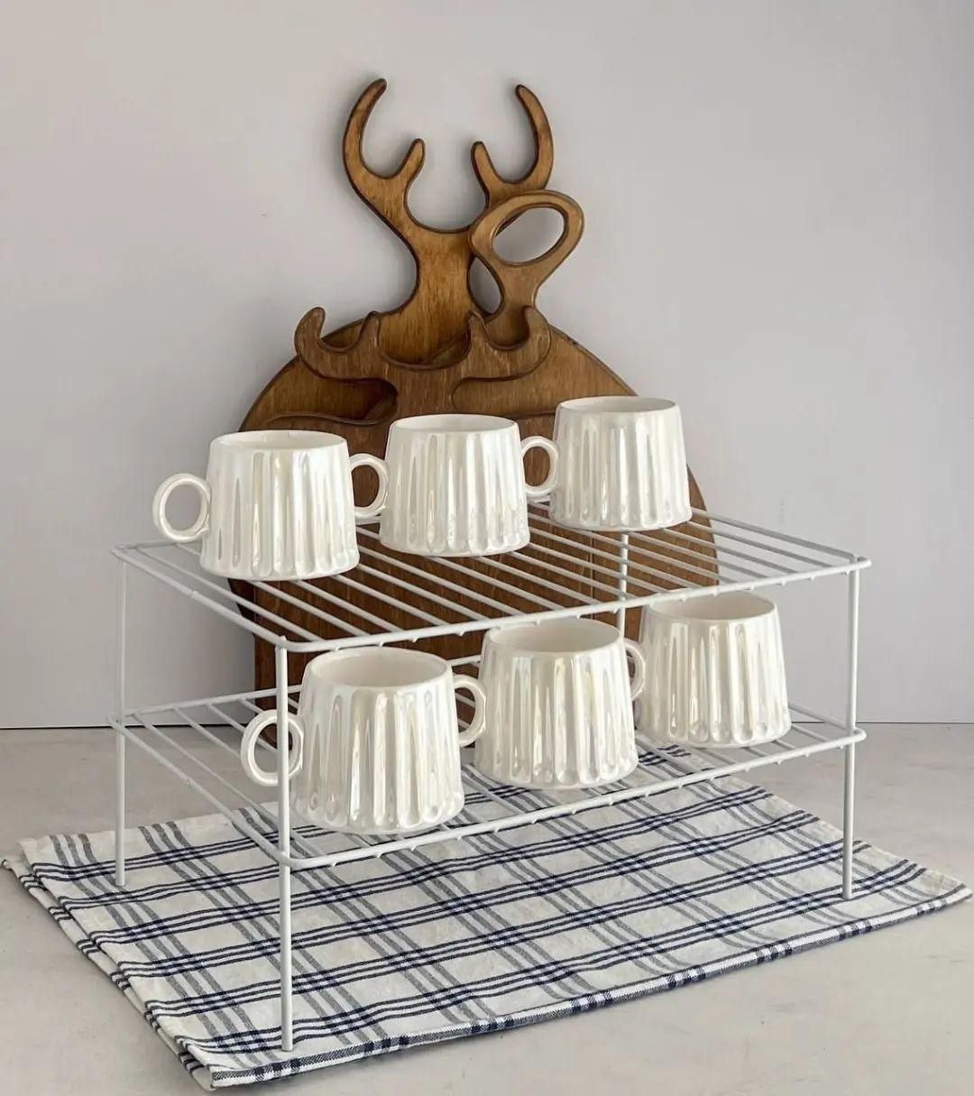 راف نظم دهنده طبقه کابینت آبچکان جاقاشقی|آب‌چکان و نظم‌دهنده ظروف|قم, امامزاده ابراهیم|دیوار