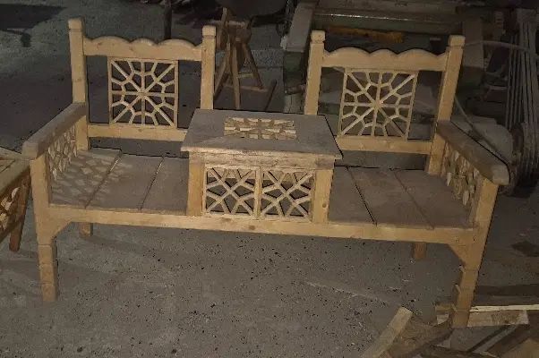 مبل چوبی سنتی میز سرخود|صندلی و نیمکت|کرج, شهرک احمدیه‎|دیوار