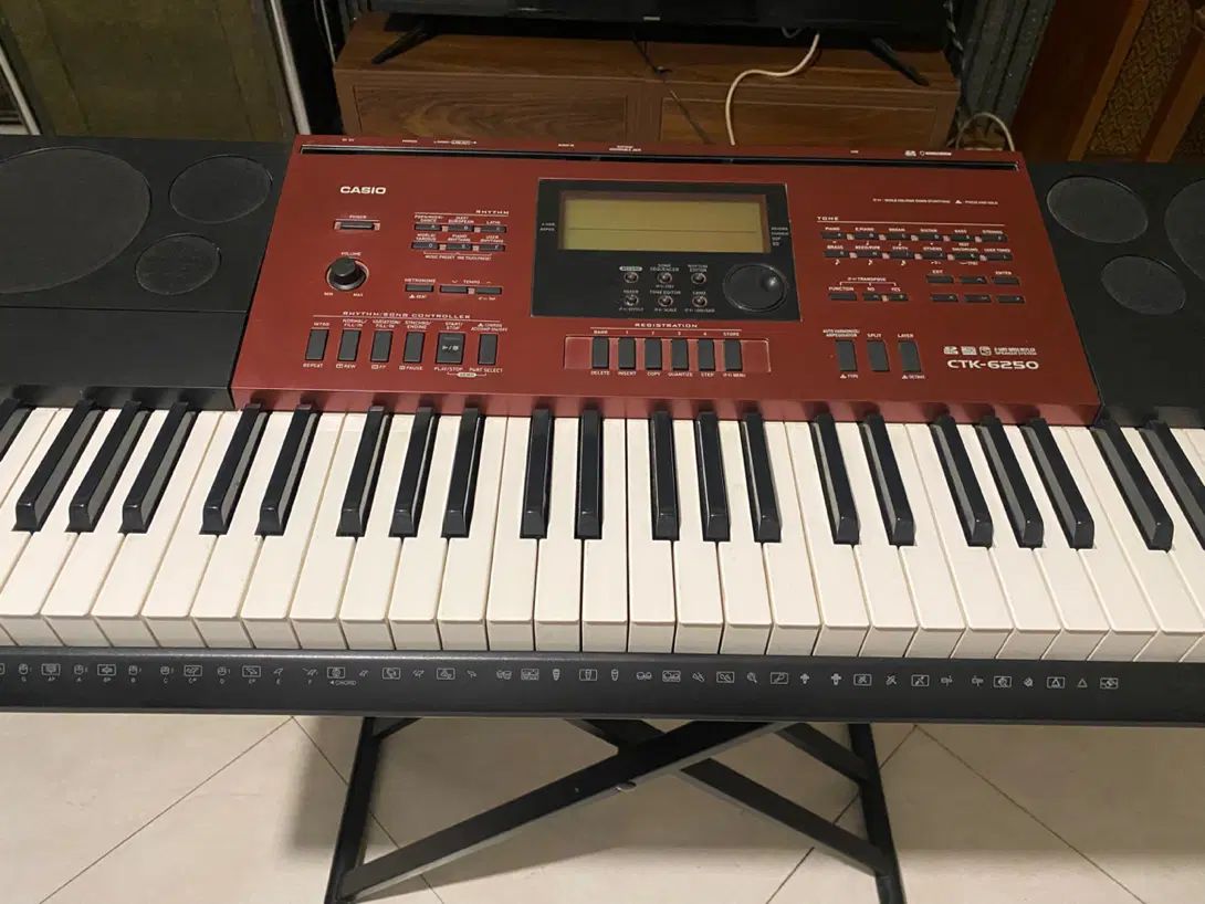 ارگ حرفه ای پیانویی کاسیو CTK-6250 نسل جدید|پیانو، کیبورد، آکاردئون|تهران, سازمان برنامه جنوبی|دیوار