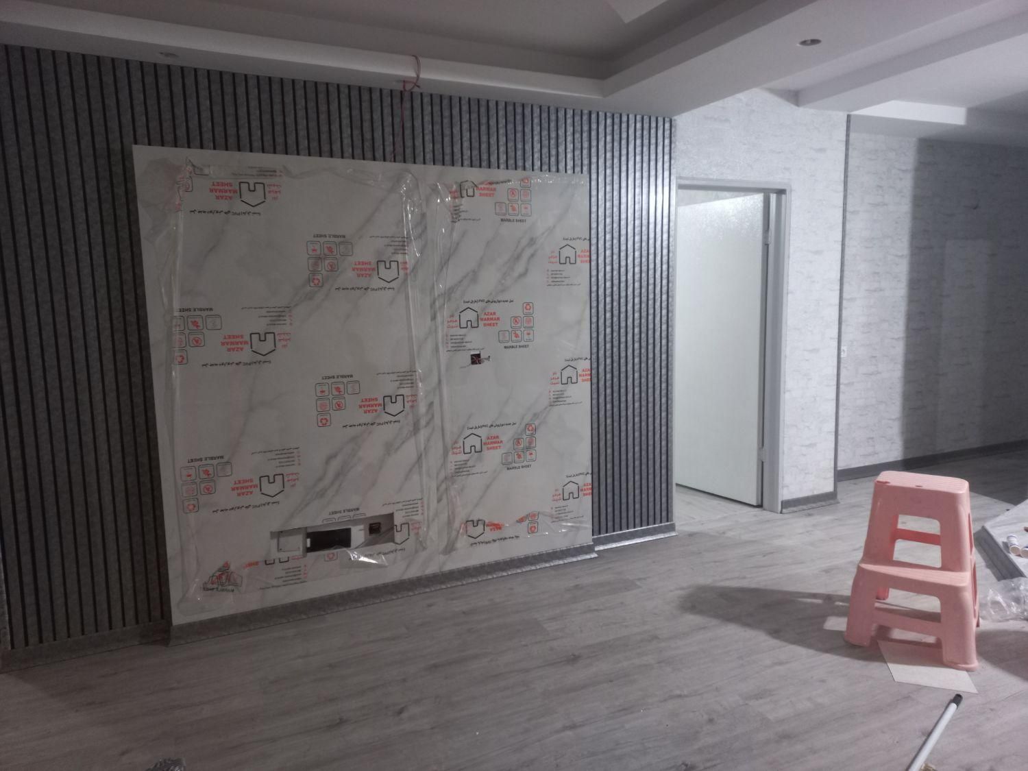 نصب قرنیز دیوارپوش سقف کاذب پارکت ترمو وودوکابینت|خدمات پیشه و مهارت|مشکیندشت, |دیوار