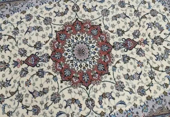 یک تخته فرش کرک و ابریشم کاشان|فرش|تهران, خانی آباد نو شمالی|دیوار