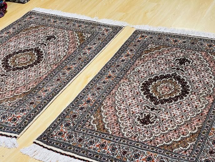 جفت ذرع نیم ماهی کرم قهوه ای|فرش|تهران, سلسبیل|دیوار