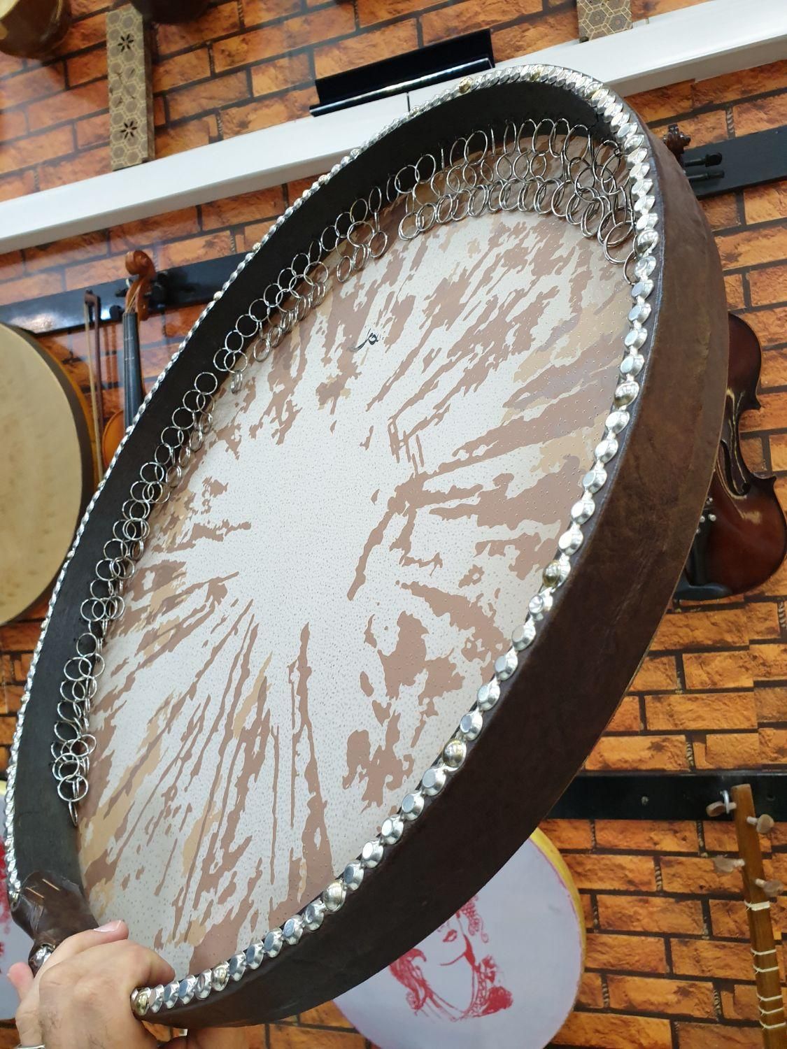 دف دربندی رمو سما|سازهای سنتی|مشهد, هدایت|دیوار