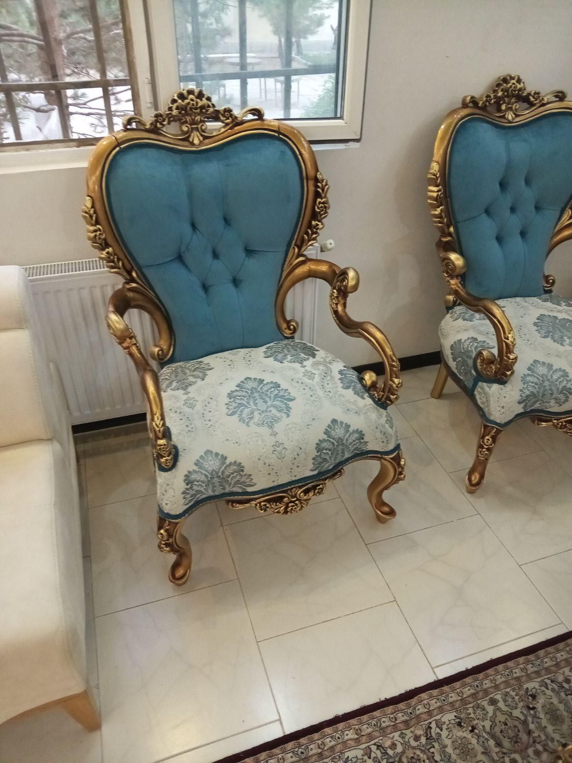 مبل ۹ نفره قیمت استثنایی|مبلمان خانگی و میز عسلی|پرند, |دیوار