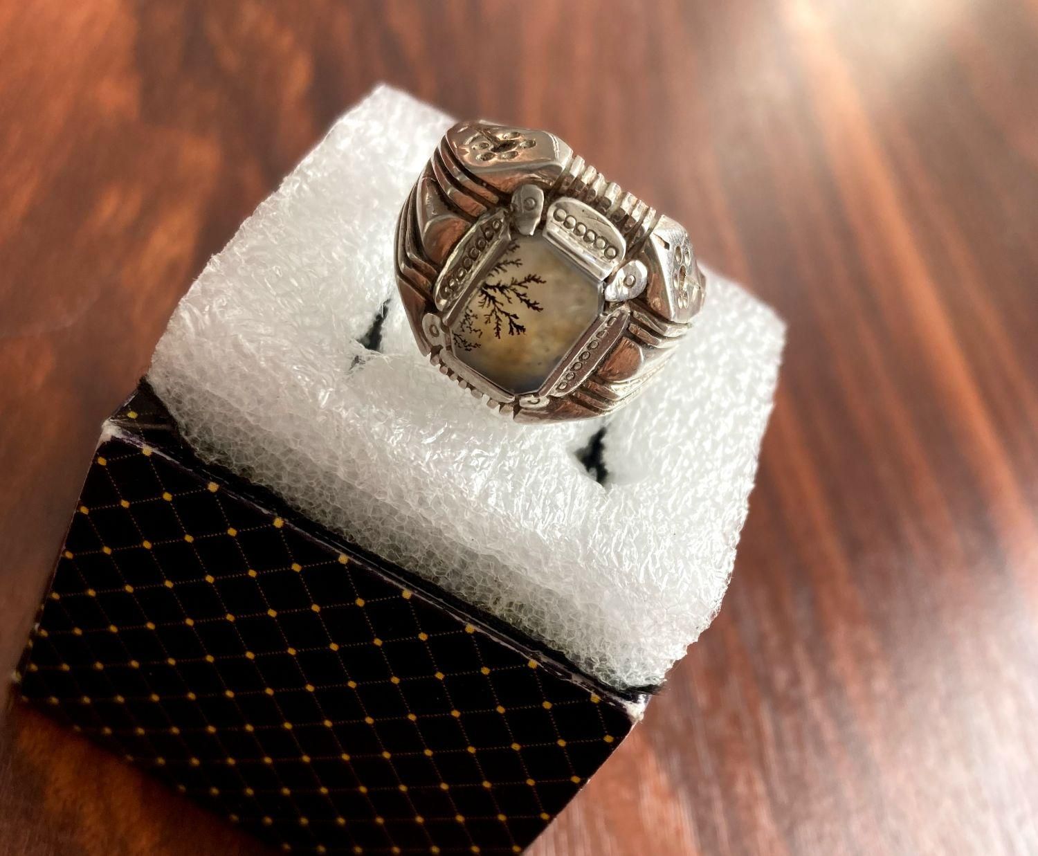 انگشتر نقره شجر|جواهرات|زنجان, |دیوار