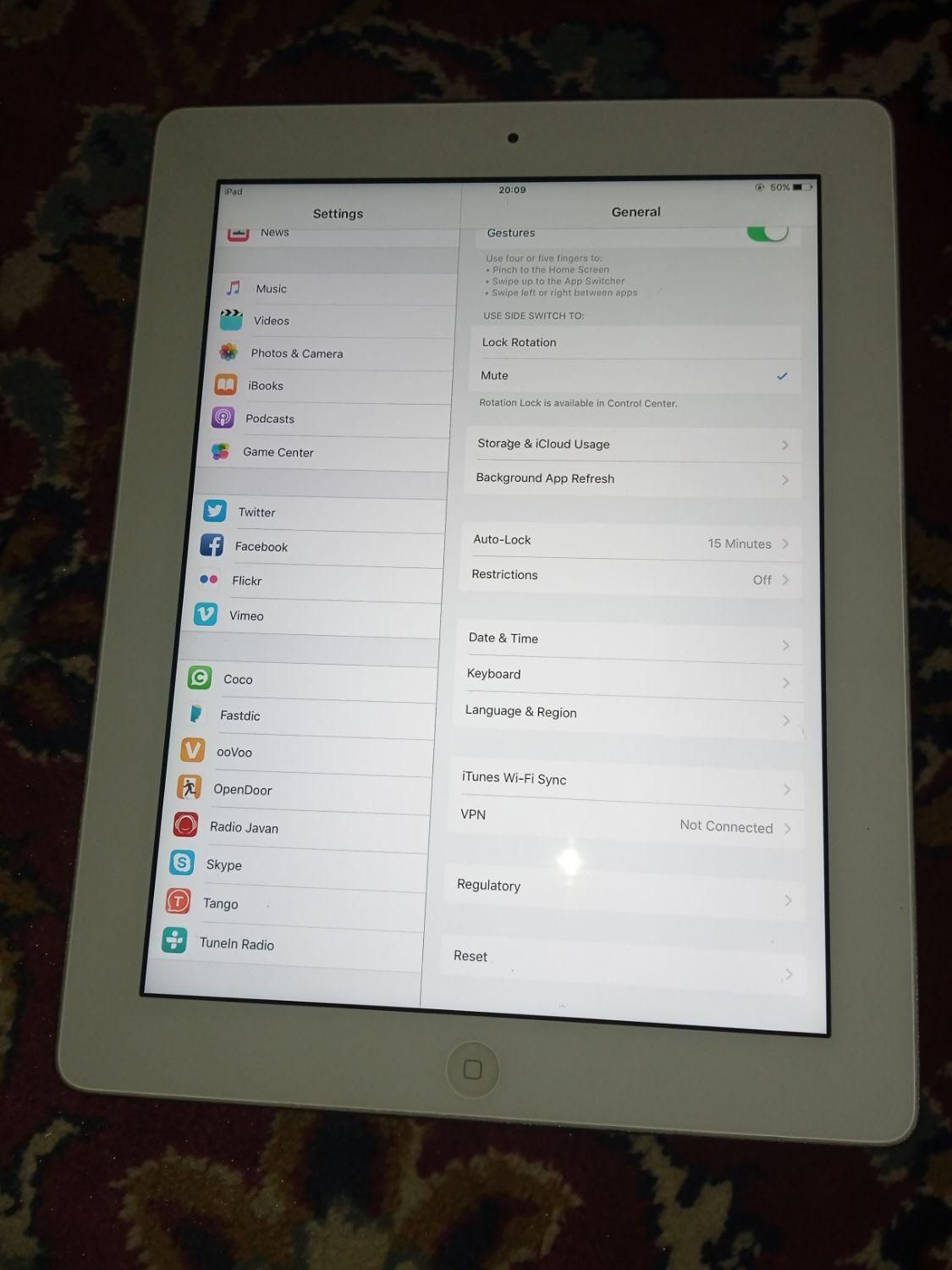 (رام ۶)(گیگiPad 5(۳۲|تبلت|شیروان (خراسان), |دیوار