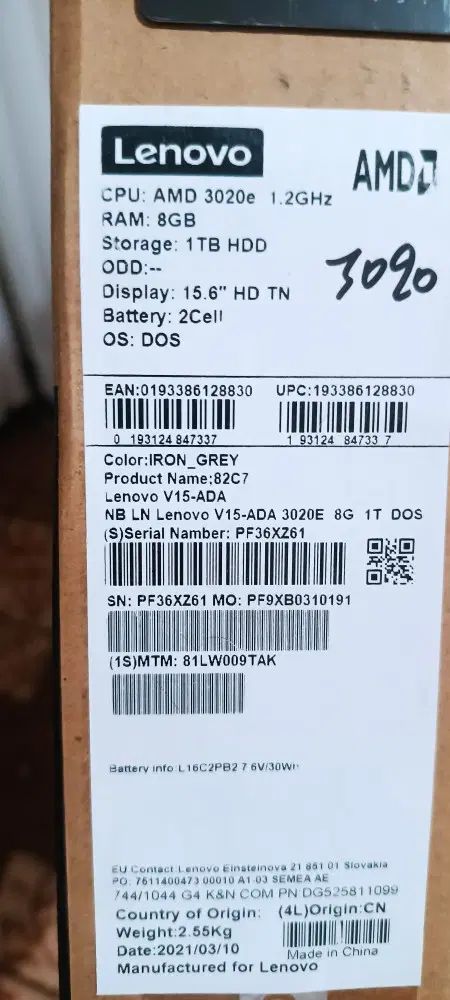 لپ تاب Lenovo|رایانه همراه|تبریز, |دیوار