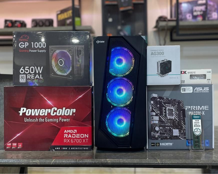 کیس حرفه ای گیمینگ و استریم نسل12با RX6700XT 12GB|رایانه رومیزی|مشهد, راهنمایی|دیوار