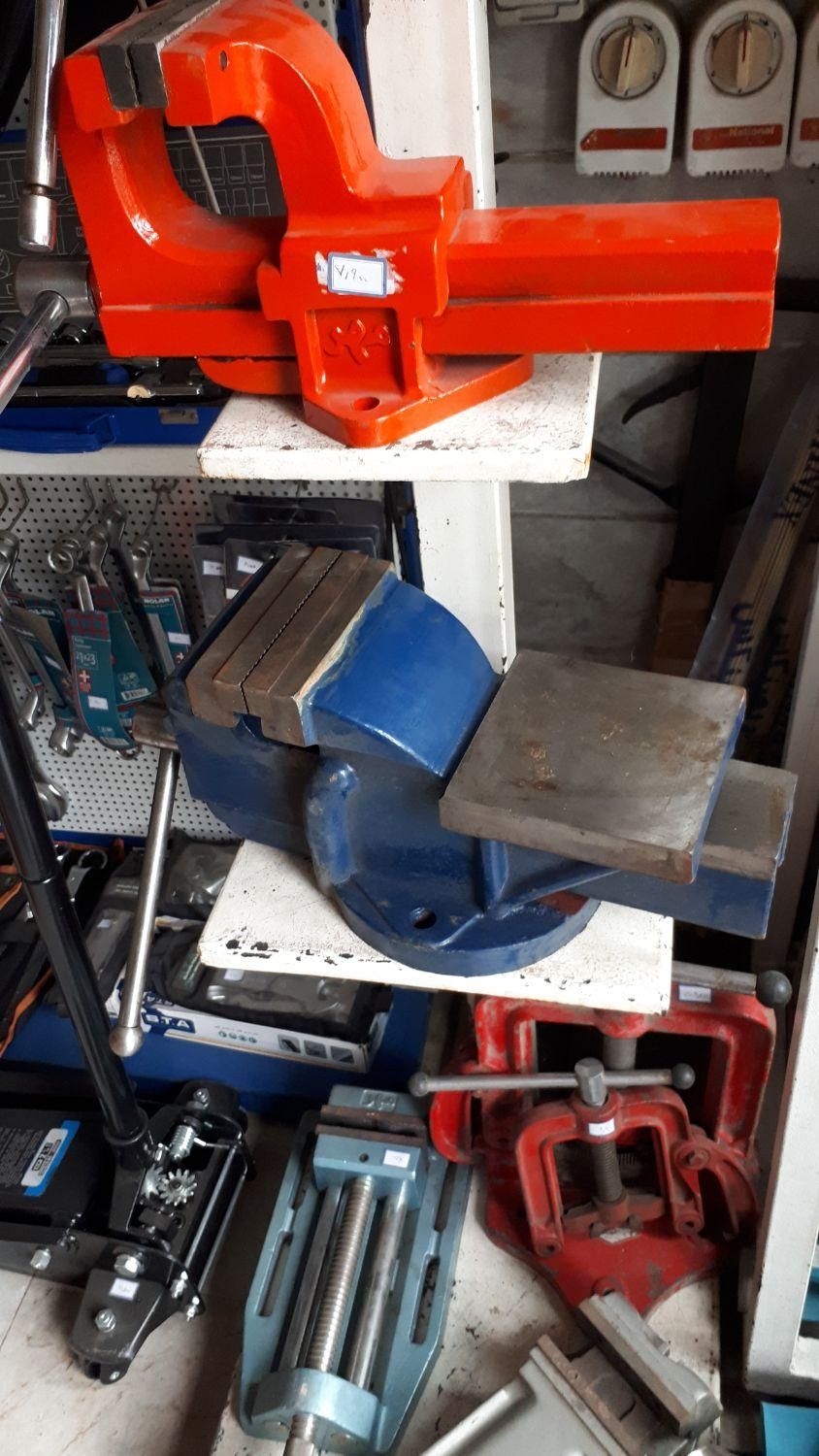 گیره ۱۶۰ به همراه سندان فولادی صنعتی|ابزارآلات|رشت, حافظ آباد|دیوار