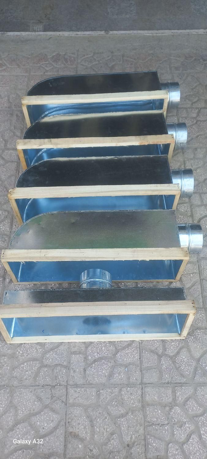 لوله هواکش ۳ لایه خرطومی فلکسی فلکسیبل کانالسازی|کولر گازی و فنکوئل|فردیس, منظریه|دیوار