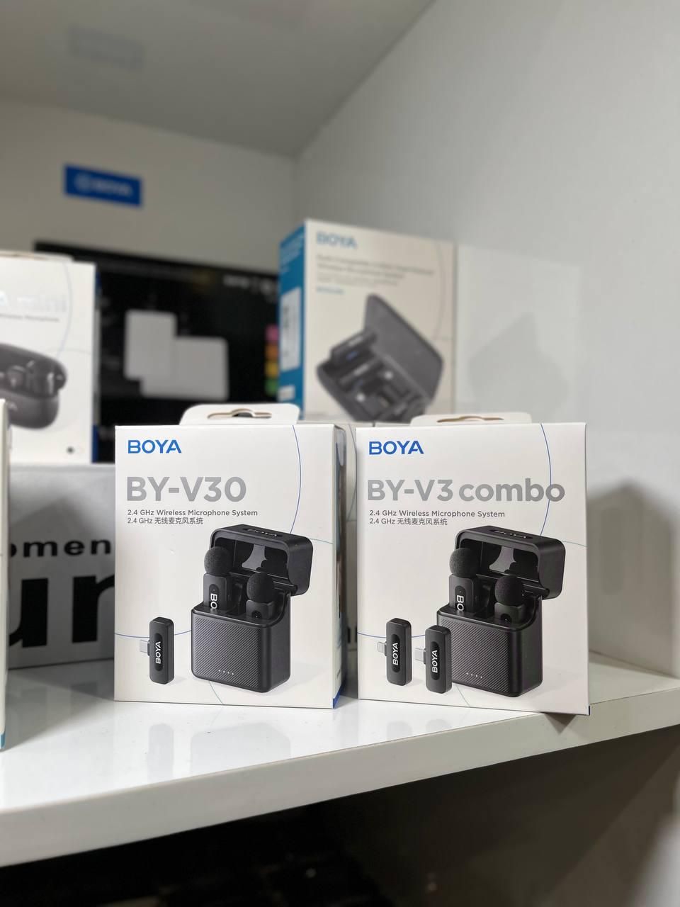 میکروفون یقه ای بویا BY-V30/V3 کیس دار رینگ لایت|دوربین عکاسی و فیلم‌برداری|مشهد, وکیل‌آباد|دیوار