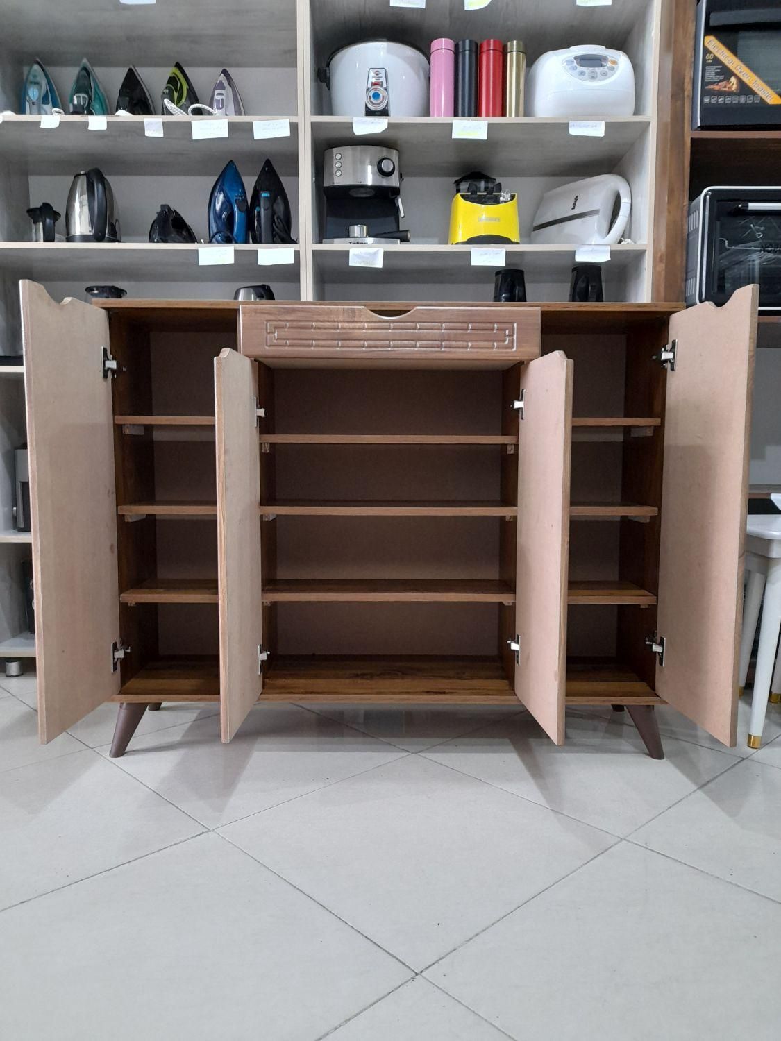 جاکفشی ۴ درب وکیوم ۱۲۰ سانت * اثاث مارکت|جاکفشی، کمد، دراور|سیرجان, |دیوار