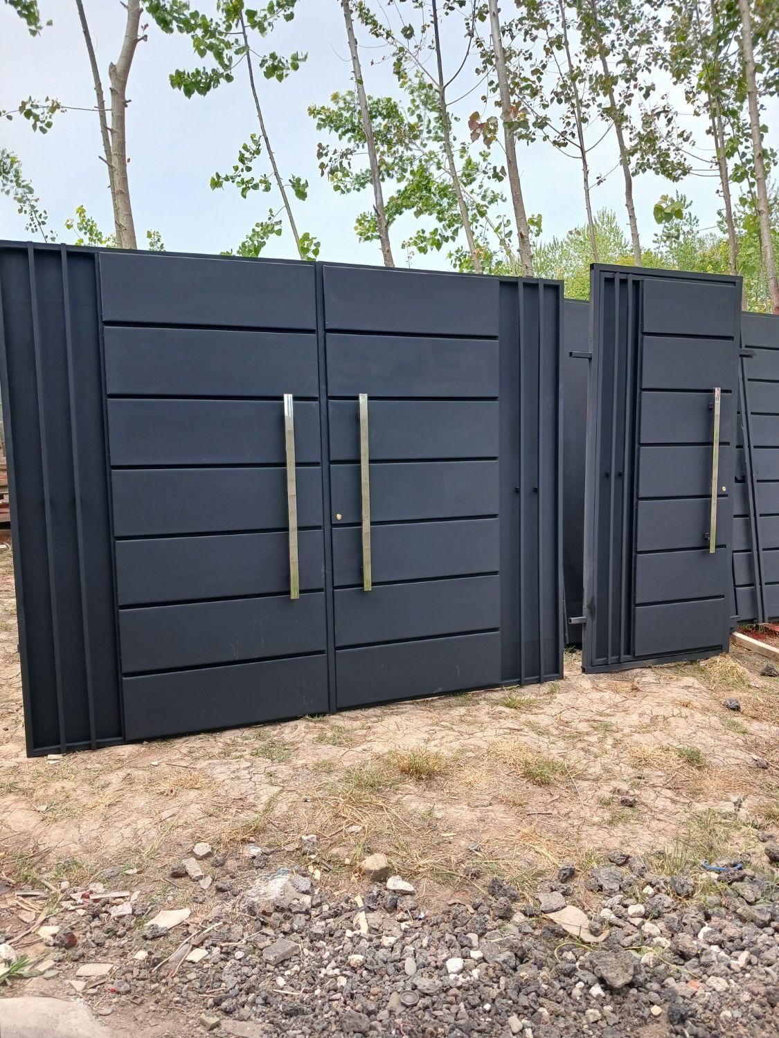 درب آهنی ، دروازه مدرن کیت کتی حیات باغی ویلایی|مصالح و تجهیزات ساختمان|خمام, |دیوار