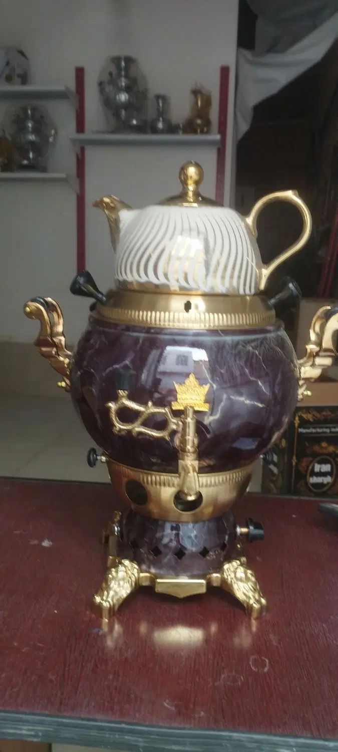 سماور گازی،طرح سنگ ،ازتولیدبرای مصرف کننده عزیز|سماور، چای‌ساز، قهوه‌ساز|مشهد, امام خمینی|دیوار