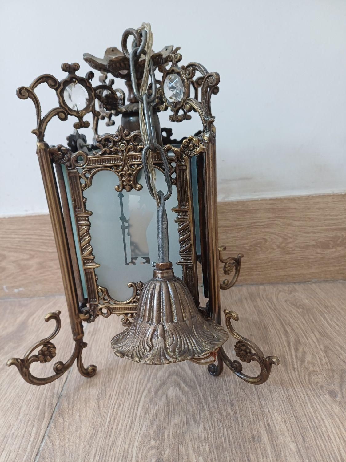 لوستر برنز اصلی|لوستر و چراغ آویز|مهاباد (آذربایجان غربی), |دیوار