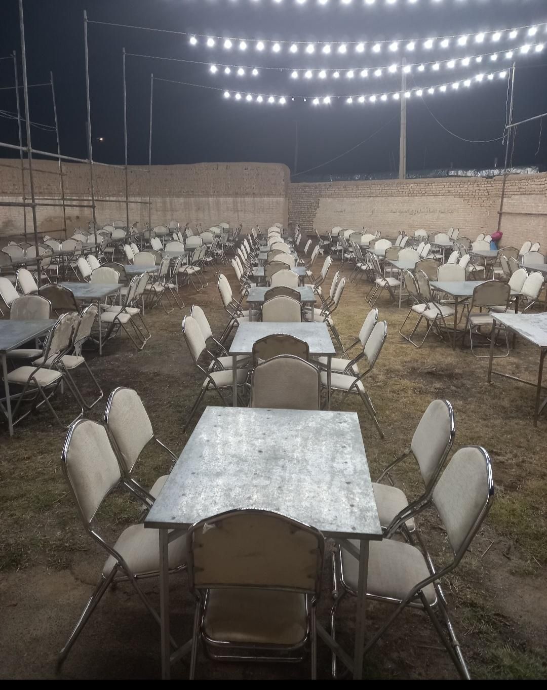 اجاره میز و صندلی منطقه جاورسیان و خنداب|خدمات پذیرایی، مراسم|اراک, |دیوار