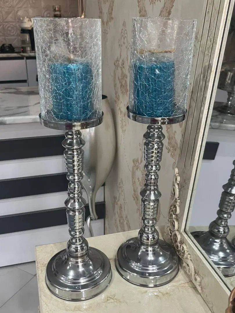 دو عدد شمعدانی|صنایع دستی و سایر لوازم تزئینی|تهران, شکوفه (عبدل آباد)|دیوار