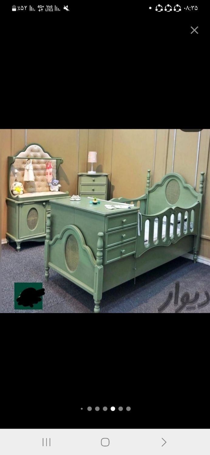 تخت خواب  نوزادو نوجوان|تخت و سرویس خواب|مشهد, عبادی|دیوار