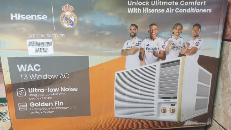 کولر پنجره ای 18 هزار هایسنس|کولر گازی و فنکوئل|بوشهر, |دیوار