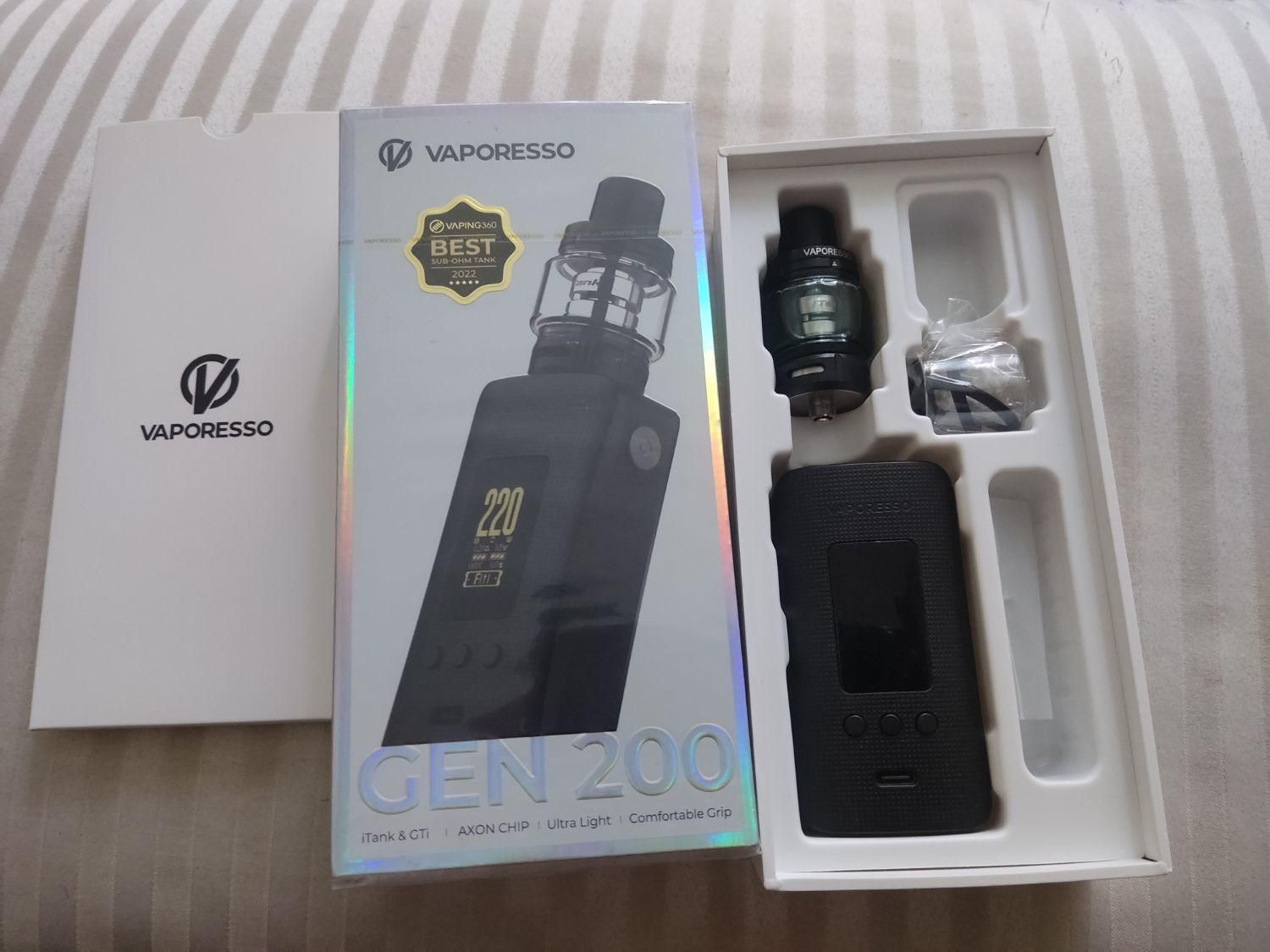 ویپ Vaporesso Gen 200 + باتری اصلی + جویس|زیورآلات و اکسسوری|تهران, تهرانپارس غربی|دیوار