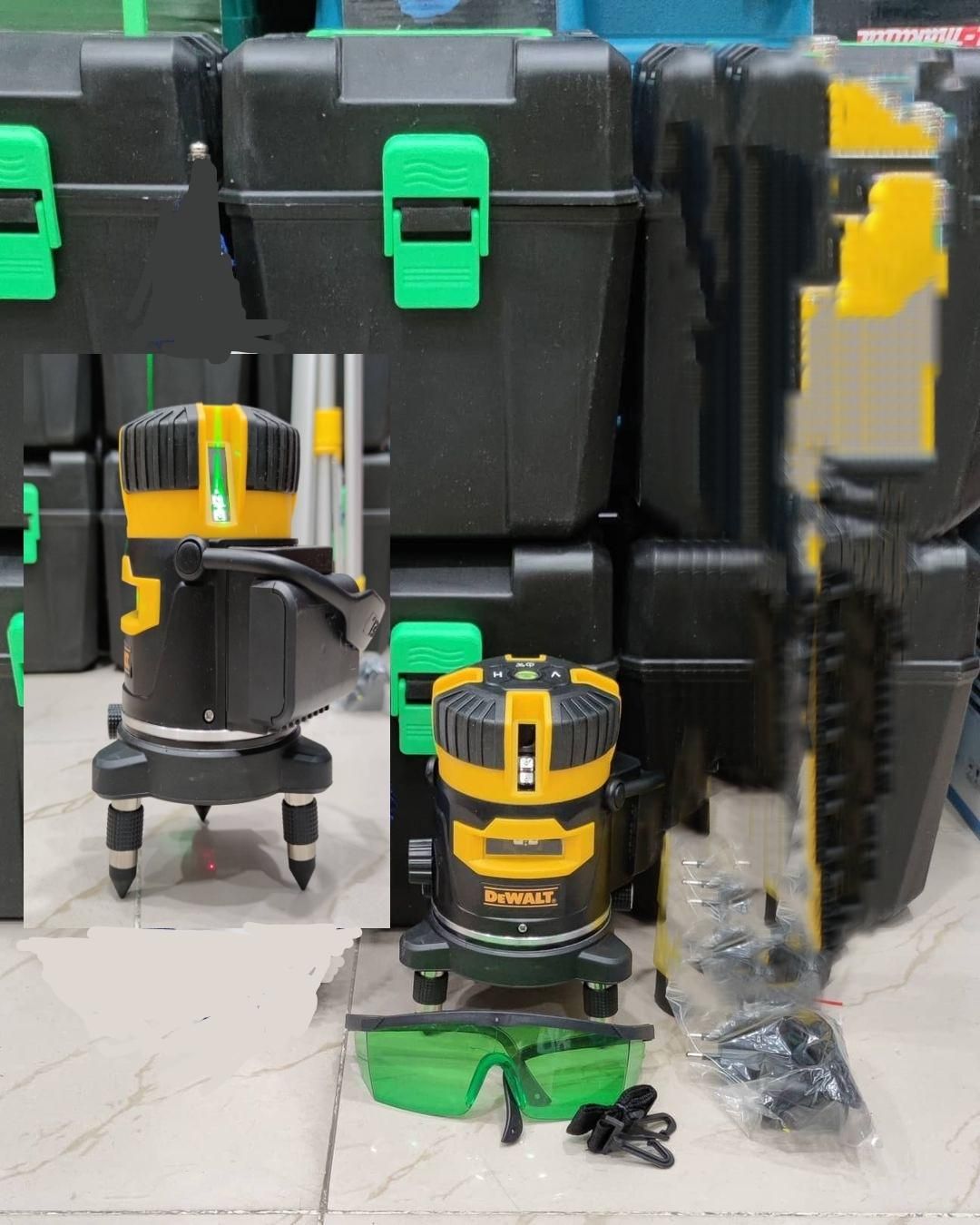 تراز لیزری نور سبز ۳۶۰ درجه دیوالت ماکیتا|ابزارآلات|رشت, حومه رشت|دیوار