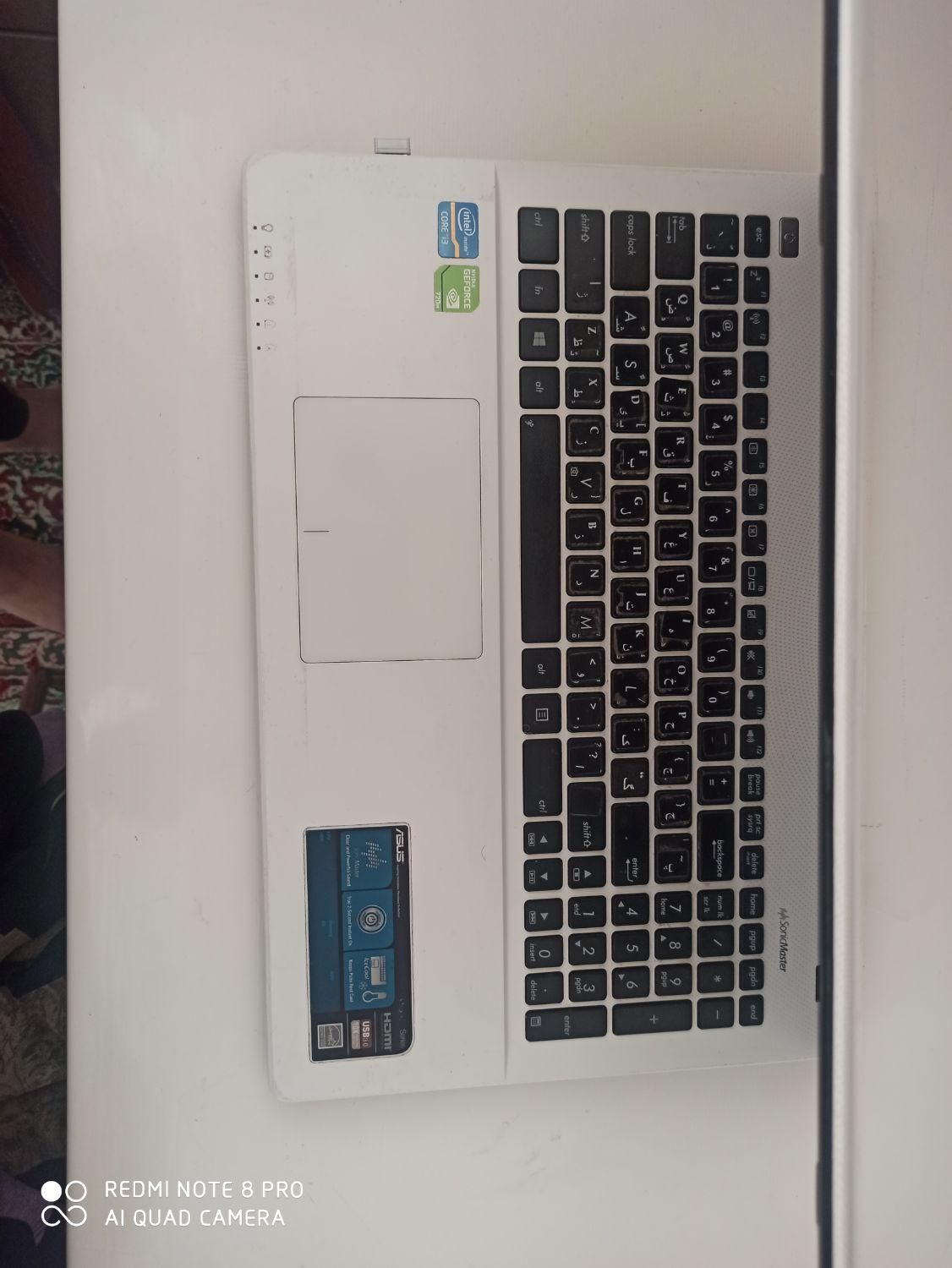لپ تاب Asus X550C|رایانه همراه|سیرجان, |دیوار