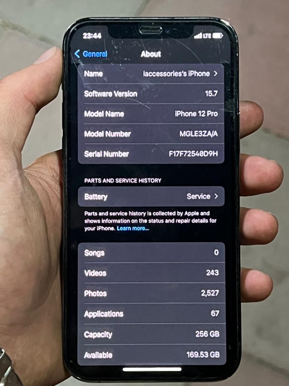 اپل iPhone 12 Pro با حافظهٔ ۲۵۶ گیگابایت|موبایل|تهران, اکباتان|دیوار