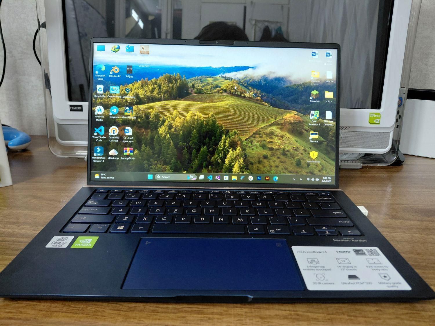 لپ تاپ ZenBook14|رایانه همراه|قم, سالاریه|دیوار