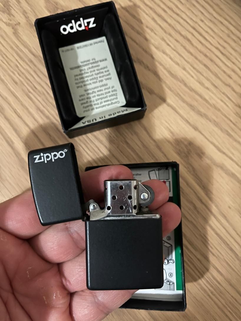 Zippo زیپو مشکی مات|کلکسیون و سرگرمی|تهران, سهروردی|دیوار