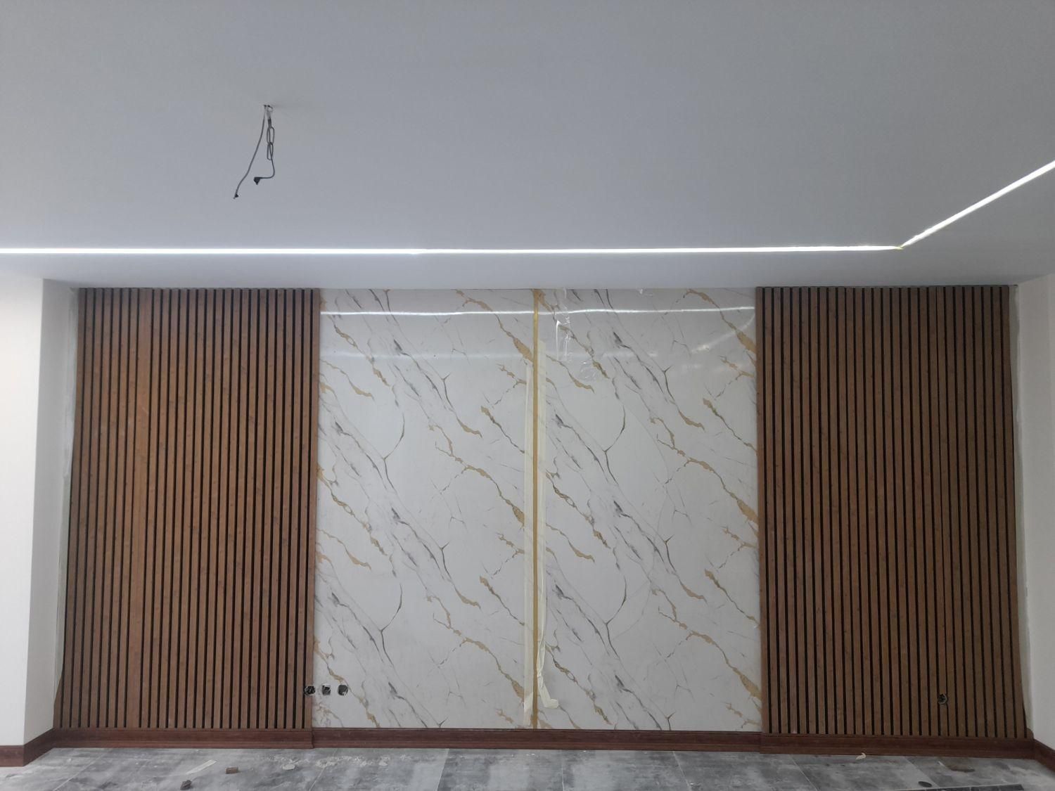 نصاب قرنیز پارکت کفپوش دیوارپوش ماربل چمن ترمو چوب|خدمات پیشه و مهارت|پردیس, فاز ۱|دیوار