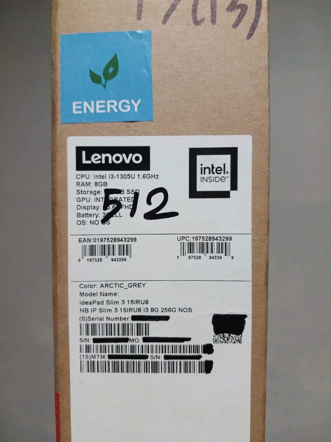 لپ تاپ Lenovo Ideapad Slim 3 مشابه آکبند|رایانه همراه|رشت, جانبازان|دیوار
