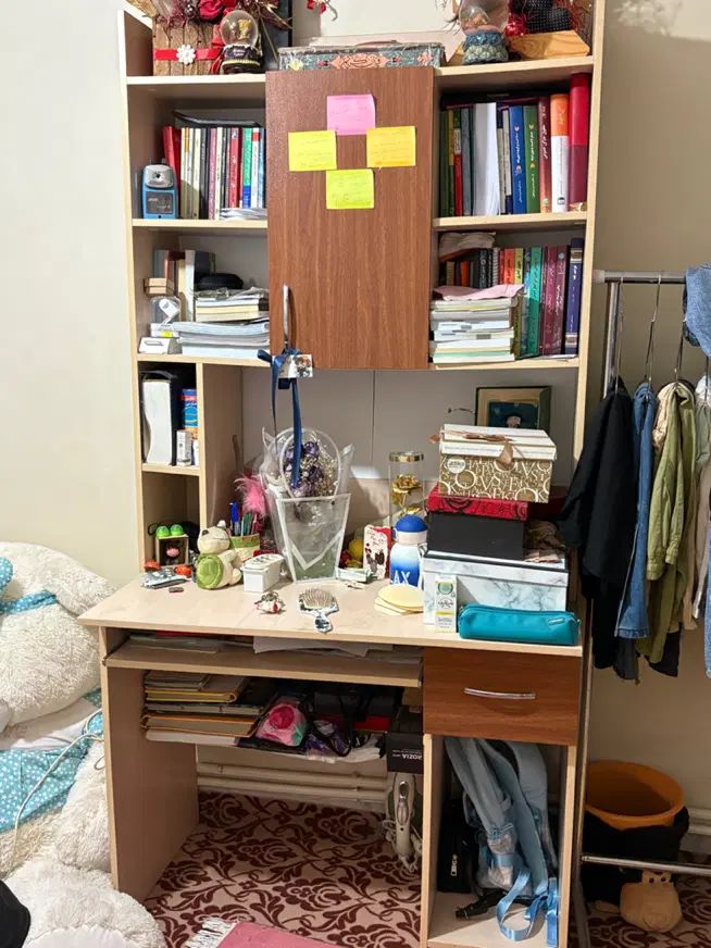 سرویس خواب /تخت/میز ارایش/کتابخانه/درحدنو|تخت و سرویس خواب|پردیس, فاز ۱|دیوار