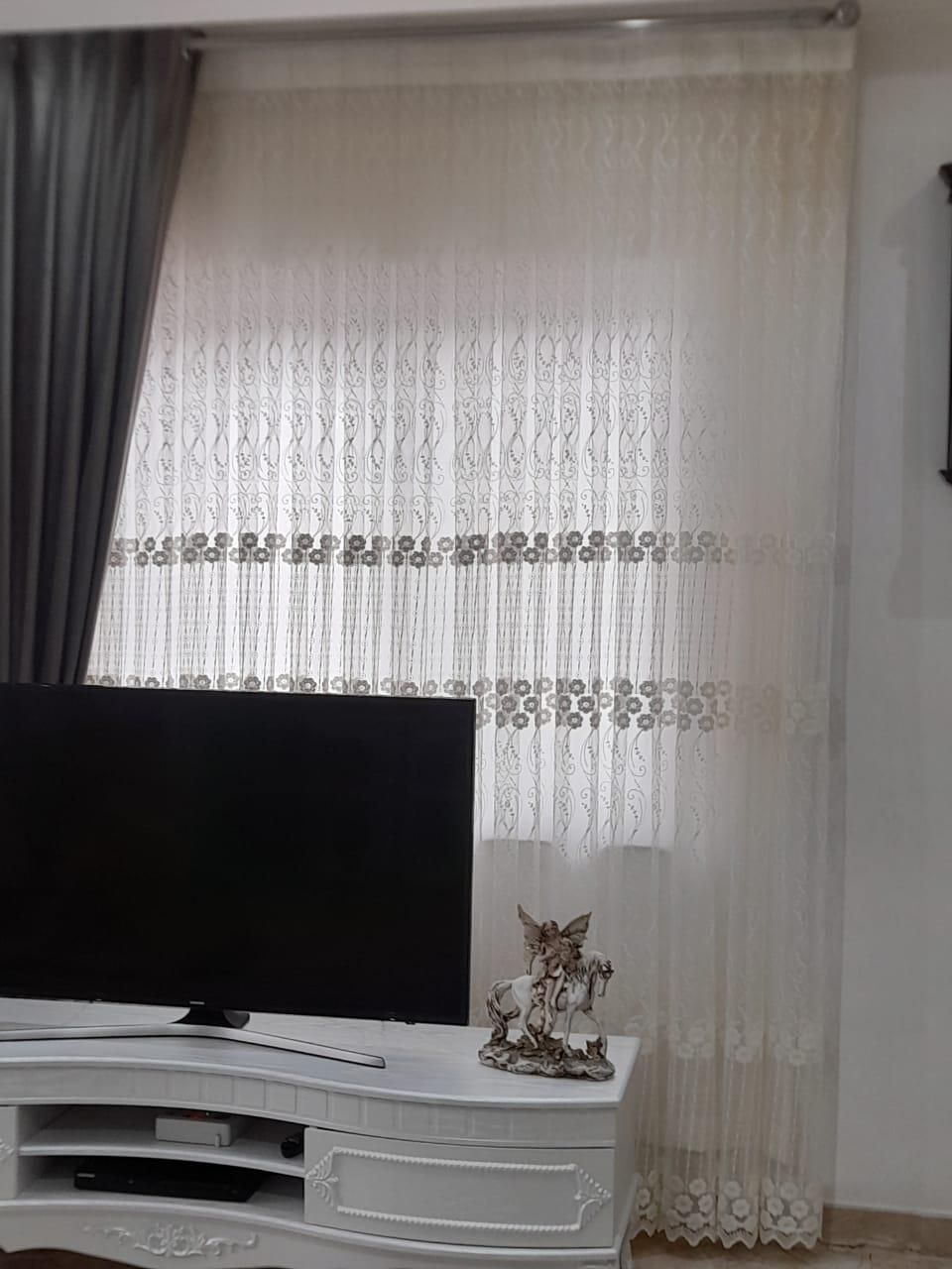 دو عدد پرده|پرده، رانر، رومیزی|بندر انزلی, بی بی حوریه|دیوار