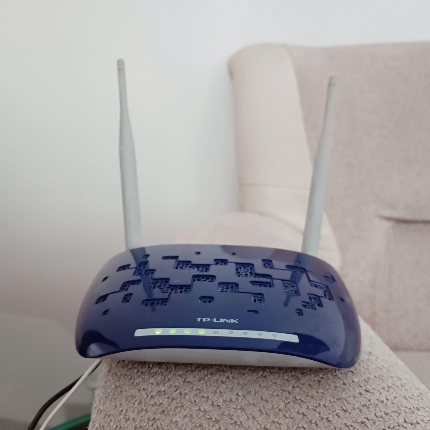 مودم وای فای دار دو آنتنه TP-LINK درحدنو /ADSL|مودم و تجهیزات شبکه|تهران, امامزاده حسن(ع)|دیوار