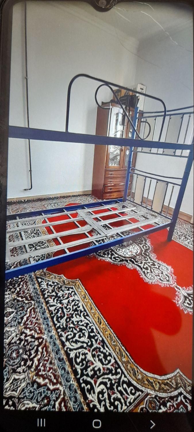 تخت خواب دو طبقه فلزی|تخت و سرویس خواب|دورود, |دیوار