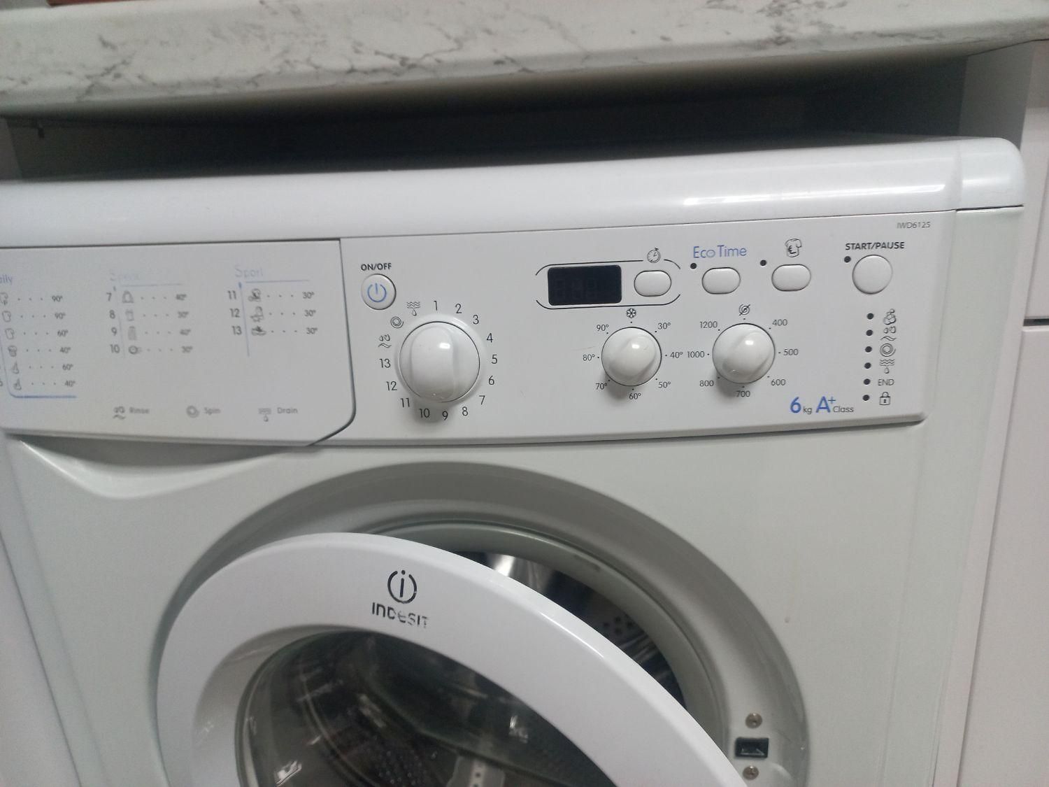 ماشین لباسشویی ایندزیت - Indesit مدلlwD6125|ماشین لباسشویی و خشک‌کن لباس|تهران, ائمه اطهار|دیوار