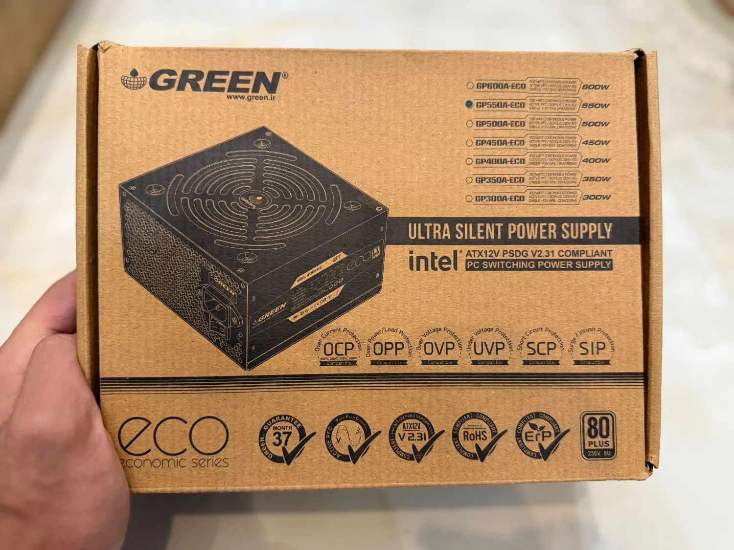 Power 550 Green Eco|قطعات و لوازم جانبی رایانه|رشت, فلسطین|دیوار
