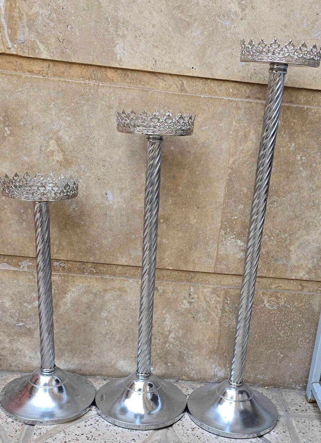 شمعدان پایه دار دکوری|چراغ خواب و آباژور|نیشابور, فرح بخش|دیوار